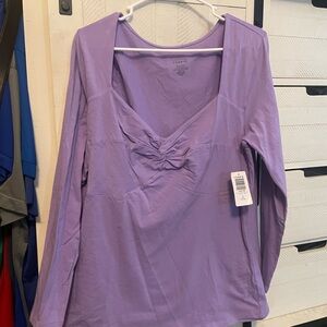 Torrid Lavender Long Sleeve Top